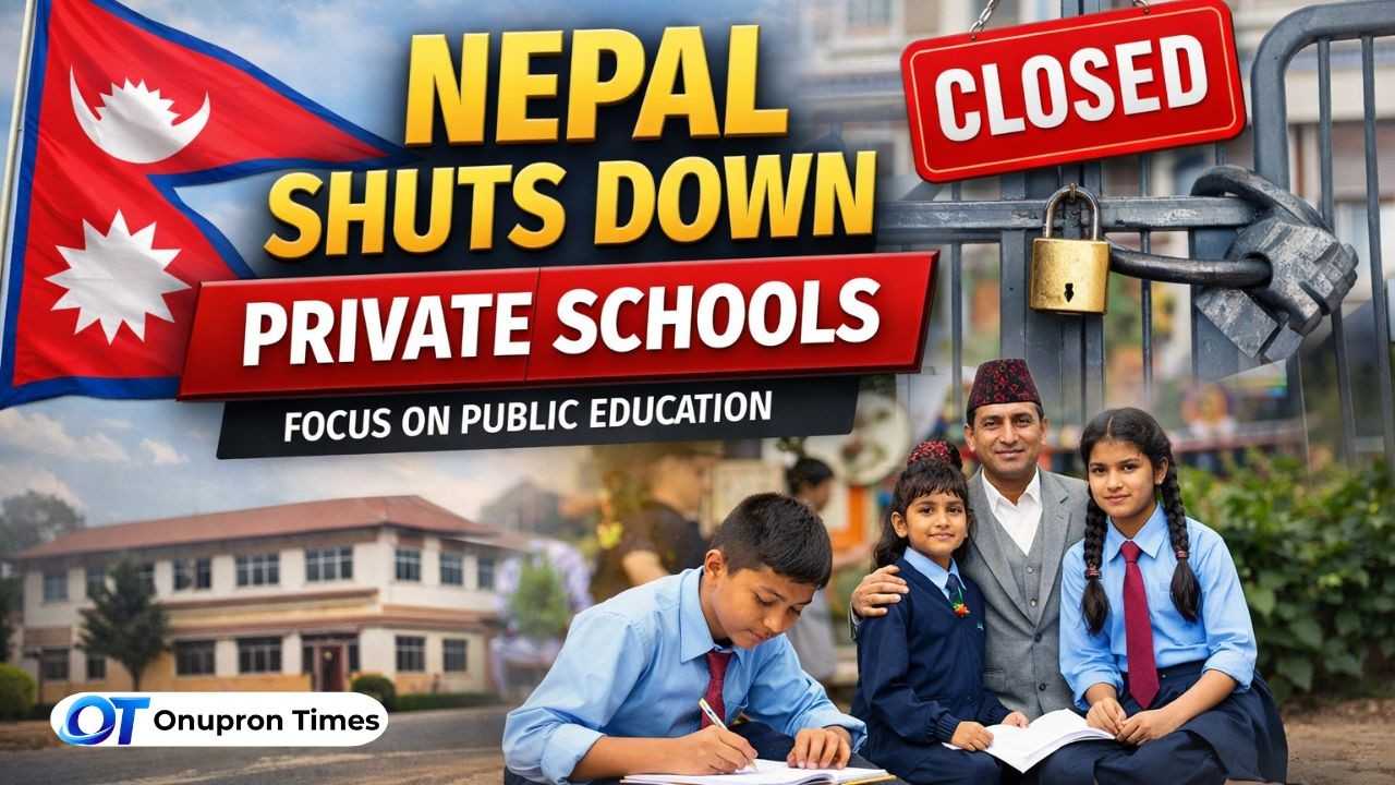 Nepal Closes Private Schools Over Policy Crackdown, Education Sector in Turmoil Nepal Closes Private Schools