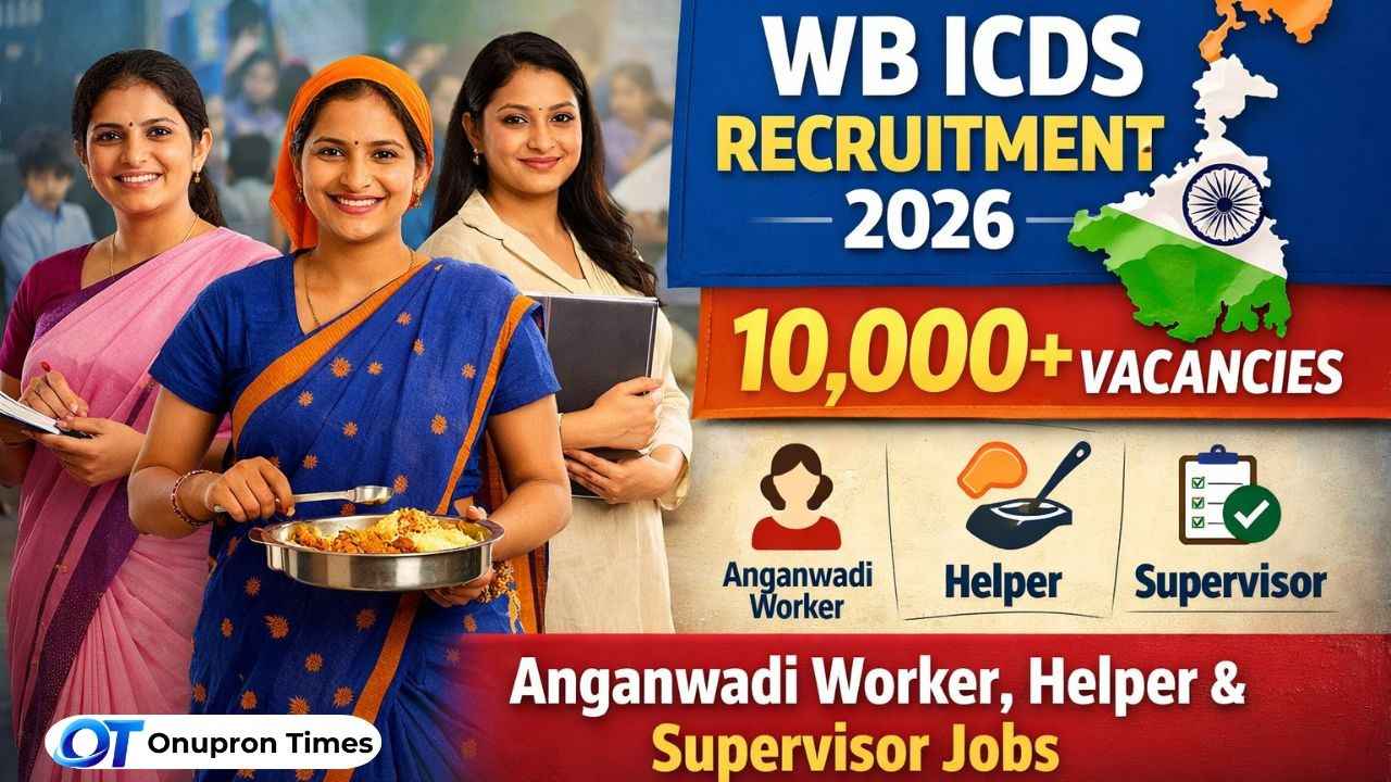 WB ICDS Recruitment 2026 | Apply for 10,000+ Anganwadi Worker, Helper and Supervisor Posts WB ICDS Recruitment 2026 Apply for 10,000+ Anganwadi Worker, Helper and Supervisor Posts